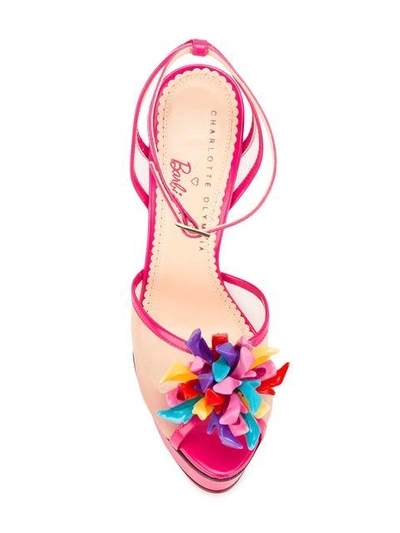 Shop Charlotte Olympia Pomeline Sandals In Pink