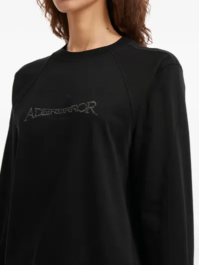 Ader Error Logo Long-sleeve Top In Black