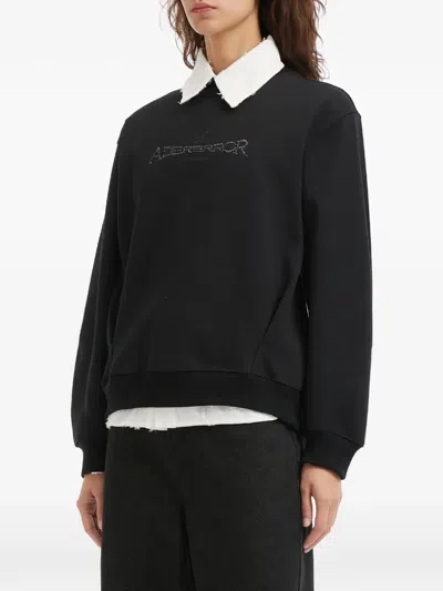 Ader Error Titan Sweatshirt In Black