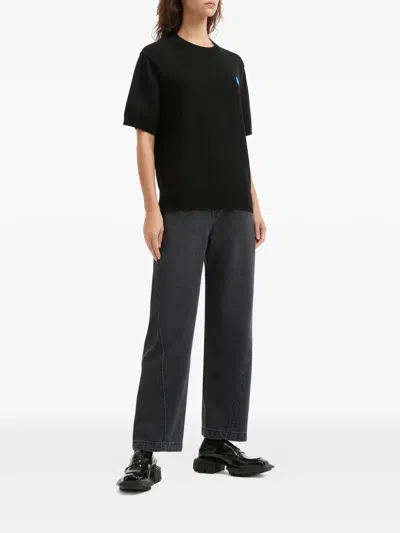 Ader Error Bl Tag Short-sleeve T-shirt In Black