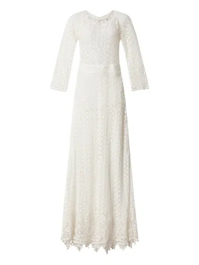 Isabel Marant Hydra Cotton-guipure Lace Maxi Dress In White
