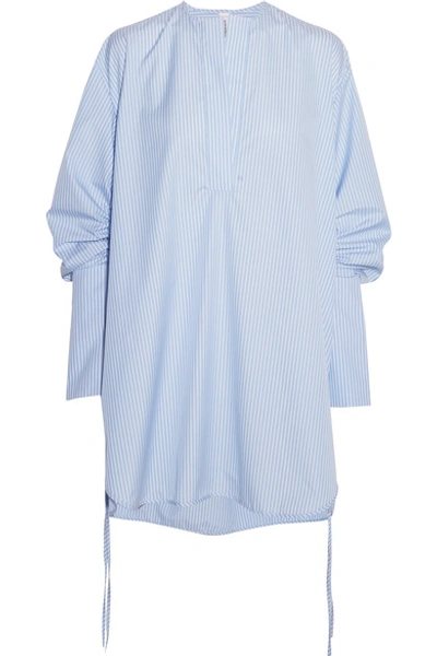 Georgia Alice Oversized Striped Cotton-poplin Shirt