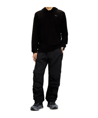 Diesel Black Cotton Elastane Sweater In Black
