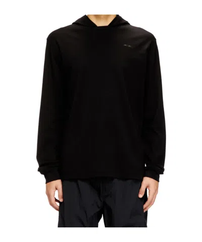 Diesel Black Cotton Elastane Sweater In Black