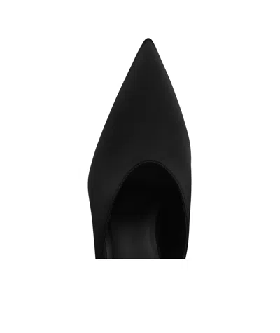Alaïa Alaia Black Velvet Cube-heeled Mule Women In Black