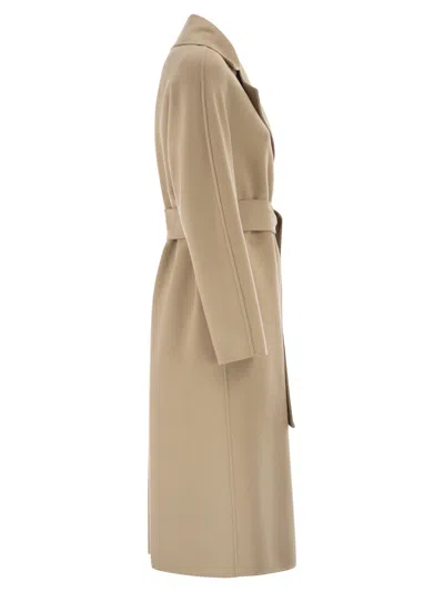 Max Mara Studio Nude Neutrals Virgin Wool Blazer In Brown