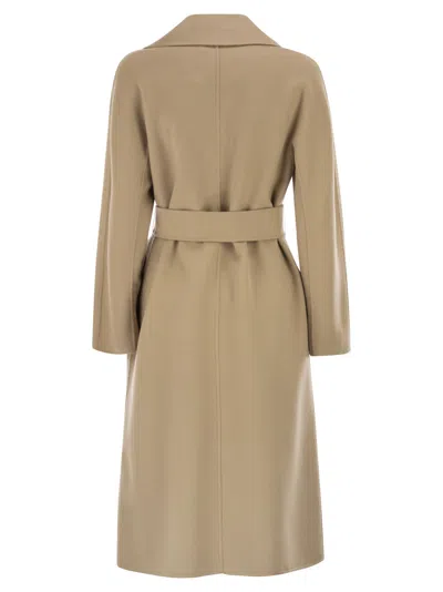 Max Mara Studio Nude Neutrals Virgin Wool Blazer In Brown