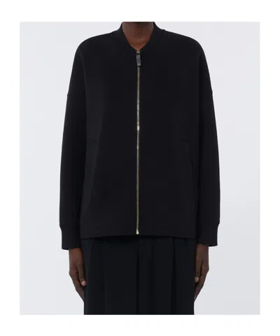 Max Mara Long Sleeve Jacket In Black
