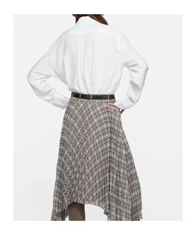 Acne Studios Layered Button-up In White