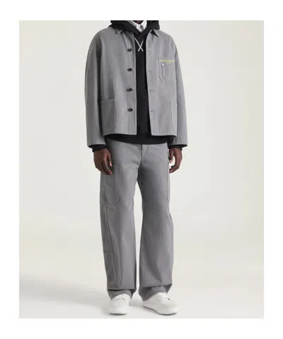 Givenchy Coats Grey In Gray