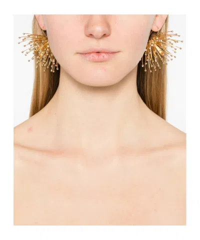 Cult Gaia Damita Threader Earrings In Gold