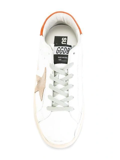 Shop Golden Goose Deluxe Brand Super Star Sneakers - White