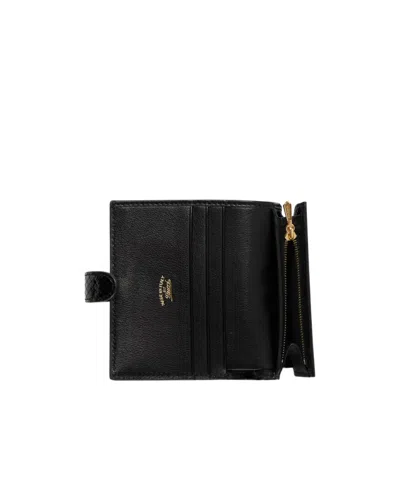 Gucci Jackie Python Small Wallet In Black