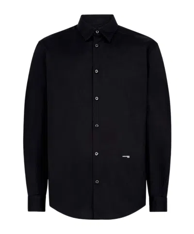 Dsquared2 Buttoned Shirt In Black