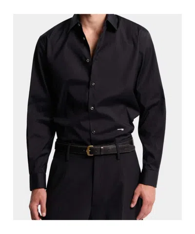 Dsquared2 Buttoned Shirt In Black