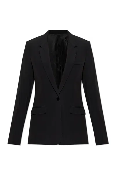 Isabel Marant Feray Tailored Jacket Notch Lapel Design In Black