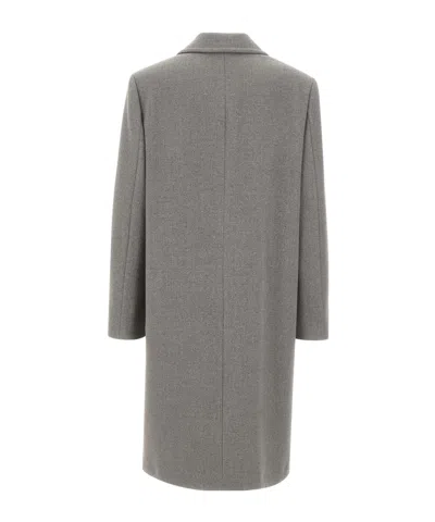 Kaos Double-breasted Coat In Gray