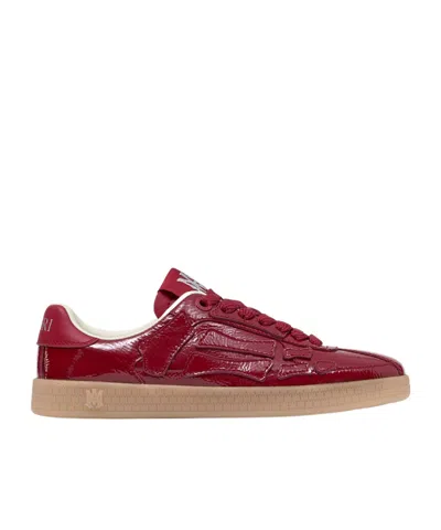 Amiri Red Pacific Bones Sneakers In Red