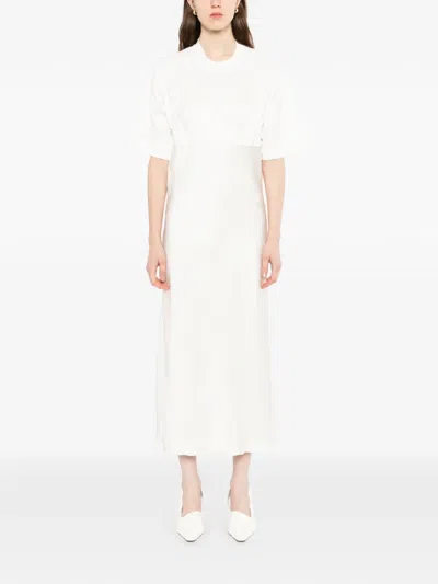Litkovska Soft-structured Maxi Dress In White