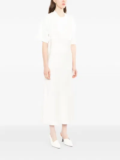 Litkovska Soft-structured Maxi Dress In White