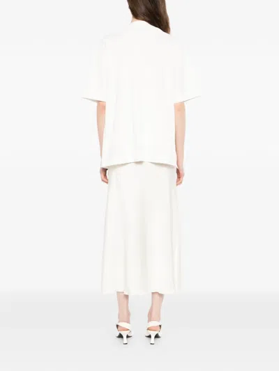 Litkovska Soft-structured Maxi Dress In White