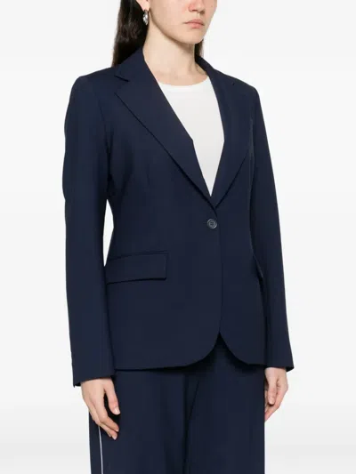 P.a.r.o.s.h Single-breasted Blazer In Blue