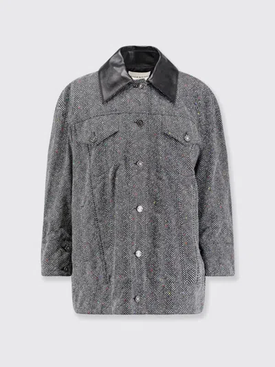 Givenchy Herringbone Jacket In Gray