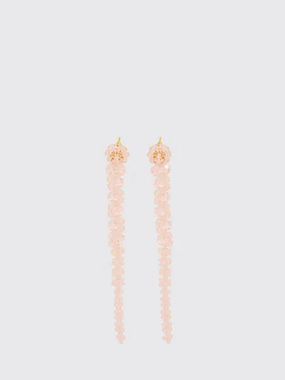 Simone Rocha Drip Earrings In Pink