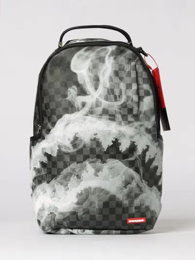 Sprayground Check-pattern Backpack In Gray