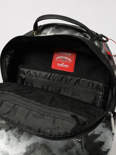 Sprayground Check-pattern Backpack In Gray