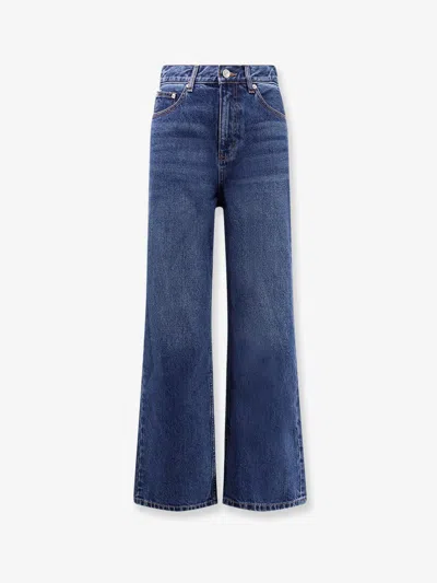 Dunst Flared-leg Jeans In Blue