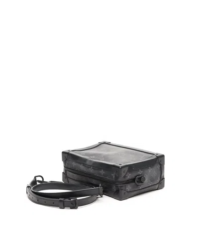 Pre-owned Louis Vuitton Monogram Eclipse Soft Trunk Bag In Black