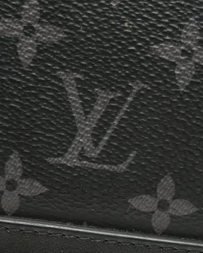 Pre-owned Louis Vuitton Monogram Eclipse Soft Trunk Bag In Black