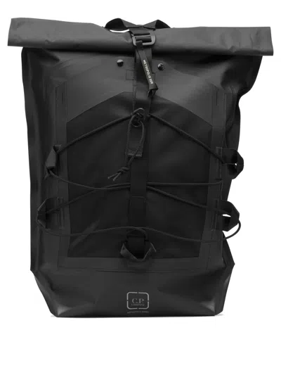 C.p. Company C.p.company Black Polyamide Backpack In Black