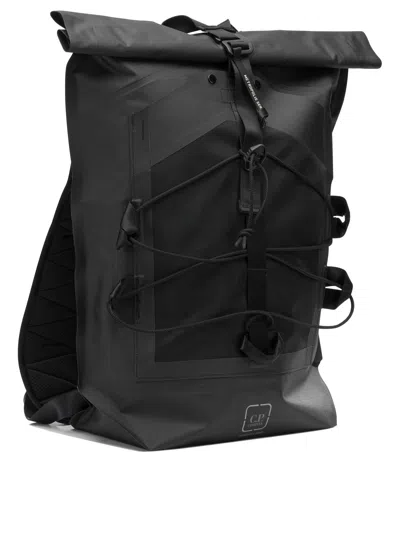 C.p. Company C.p.company Black Polyamide Backpack In Black