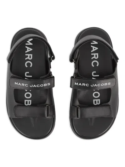 Marc Jacobs Logo Strap Sandals In Black