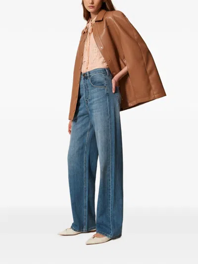 Twinset Five-pockets Jeans In Blue