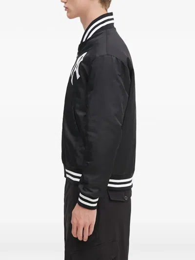 Aries Logo-detail Bomber Jacket In Black