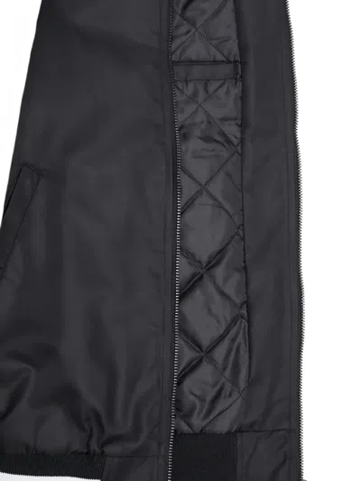 Aries Logo-detail Bomber Jacket In Black