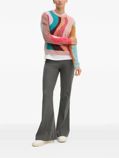 Ps By Paul Smith Wave-pattern Sweater In Multi