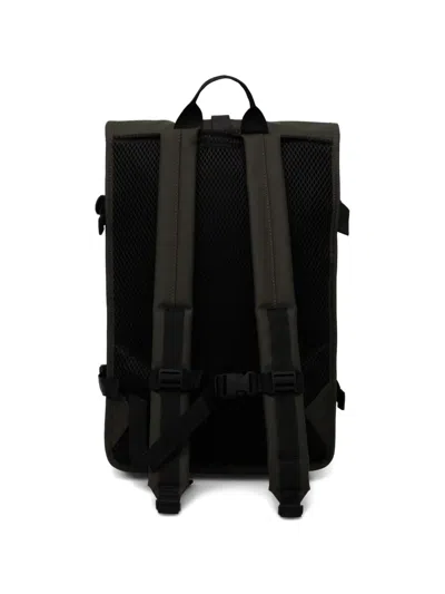 Rains Rolltop Backpack In Black