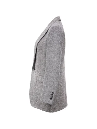 Pre-owned Celine Single-breasted Wool Blazer In Gray