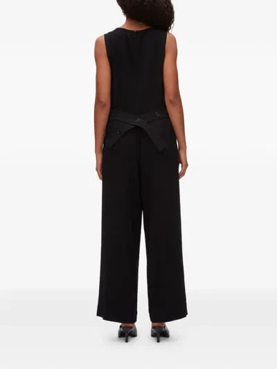 3.1 Phillip Lim Button Panel Jumpsuit In Black