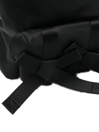 Simone Rocha Beaded Utility Bow Backpack In Black