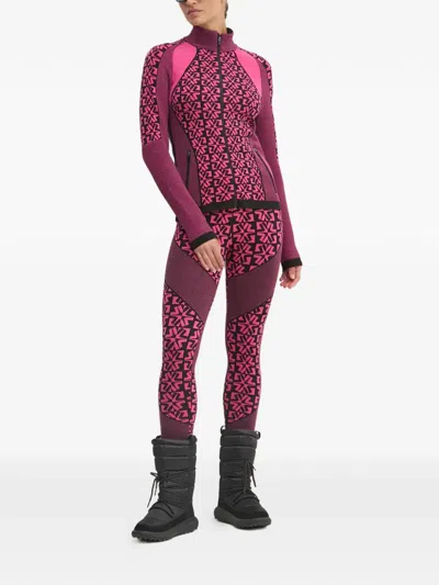 Newland Geometric-pattern Leggings In Multi
