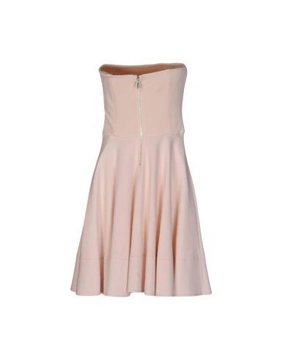 Shop Pinko Short Dress In Light Pink