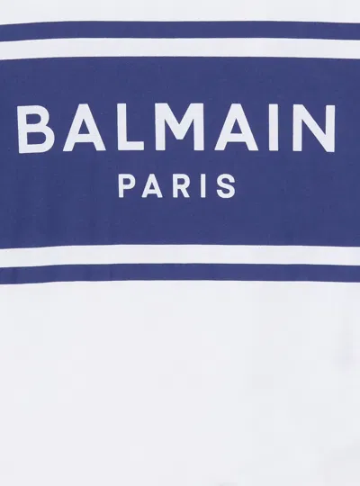Balmain Logo-print T-shirt In White