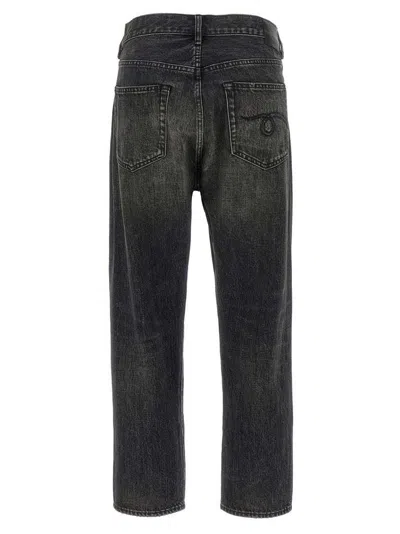 R13 Crossover Five-pocket Jeans In Black