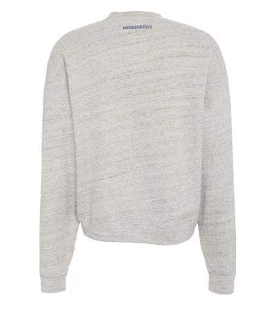 Dsquared2 Long-sleeved Sweatshirt In Gray