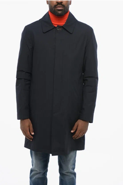 Corneliani Single-breasted Button-fastening Coat In Brown